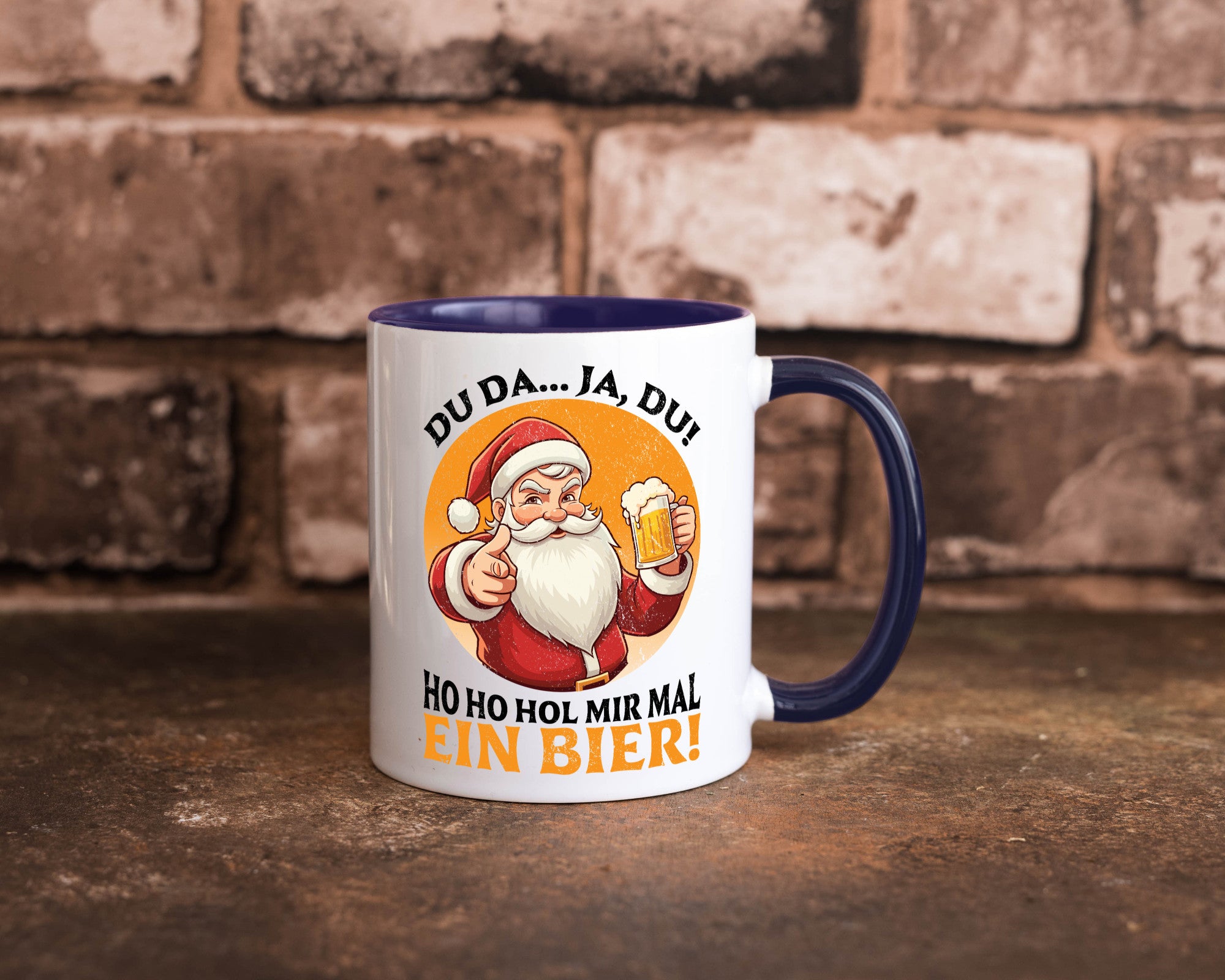 Hol mir mal ein Bier | Ugly Christmas Santa lustig Humor Geschenkidee Geschenk