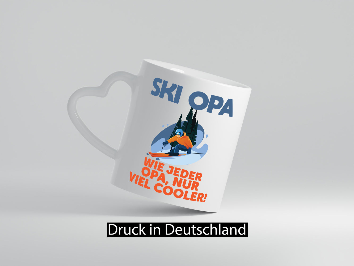 Ski Opa, normal, nur cooler | Skifahrer Bäume Schnee Geschenkidee Familie Humor