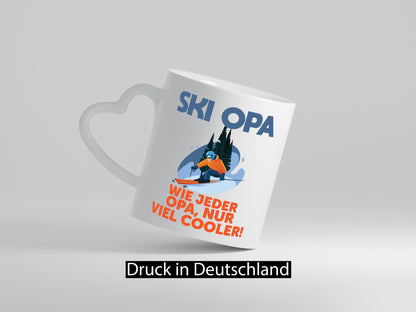 Ski Opa, normal, nur cooler | Skifahrer Bäume Schnee Geschenkidee Familie Humor