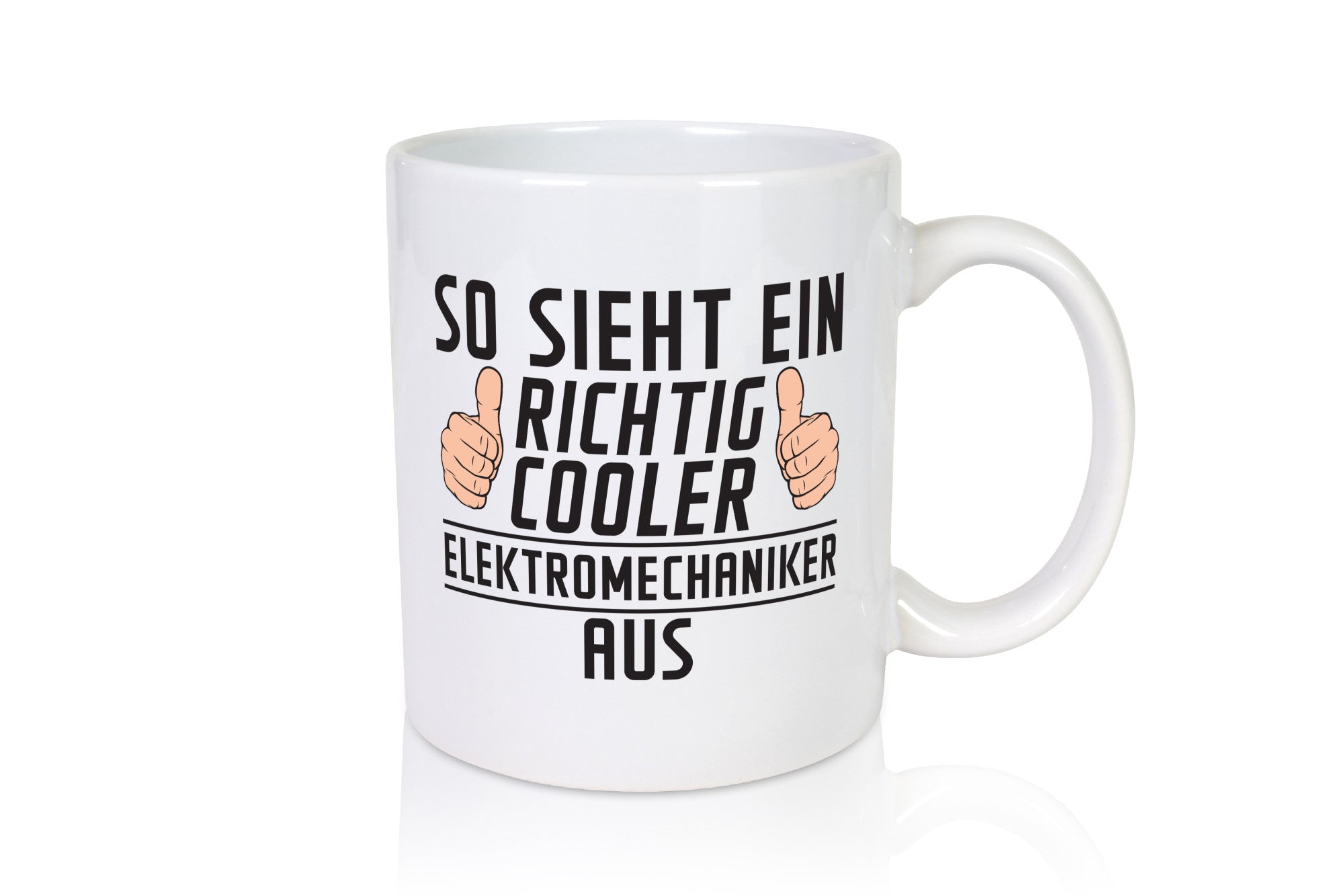 Richtig Cooler Elektromechaniker | Mechaniker Elektrik Humor Geschenkidee Tasse