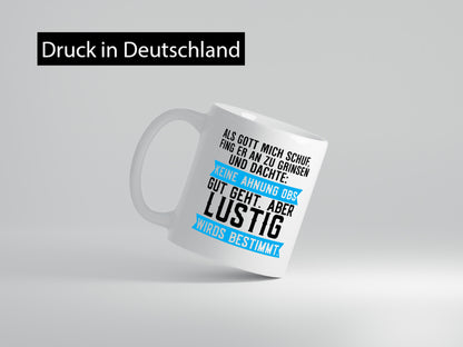 Lustig wirds bestimmt | Kollege Freunde Arbeit Kollegen Büro Geschenk Tasse