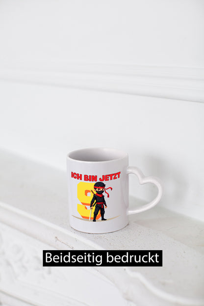 9. Geburtstag | 9 Jahre Ninja Kinder Geschenkidee Humor Tasse