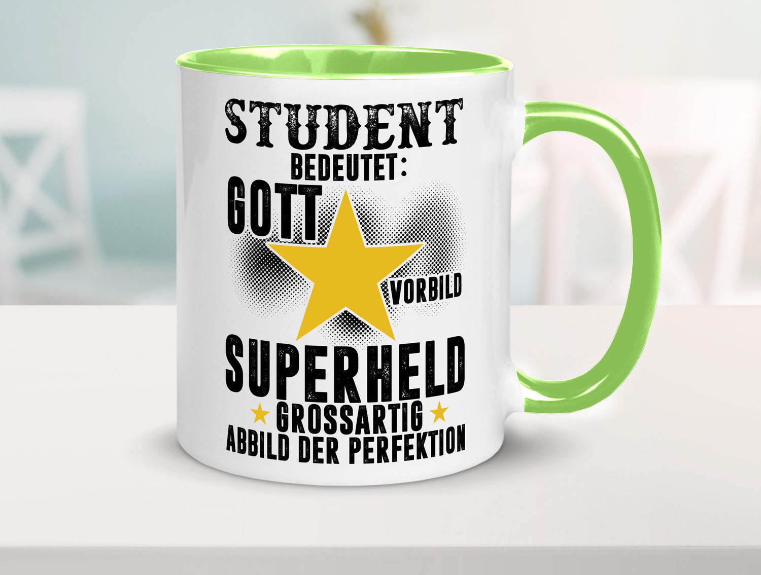 Bedeutung von Student | Universität Uni Studium Geschenkidee Humor Tasse