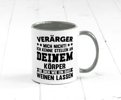 Ärger mich nicht ich kenne stellen da tut es weh. | Rache Geschenk Humor