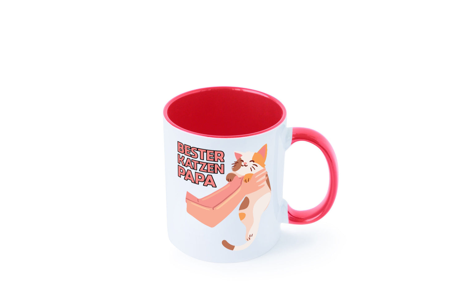 Bester Katzenpapa | Katze Gabel Geschenk Tierliebhaber Humor lustiger Spruch