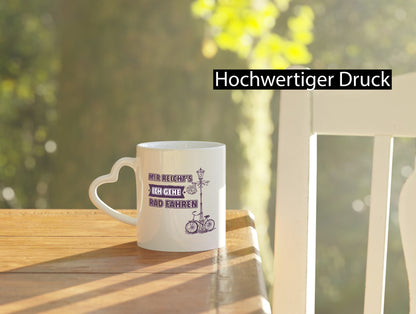 Mir reicht ich geh Rad fahren lustiger Spruch Geschenk Humor Geschenkidee Tasse