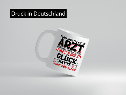 Richtig guter Arzt | Dankeschön Tasse Ärzte Spruch vl5 lustig Humor