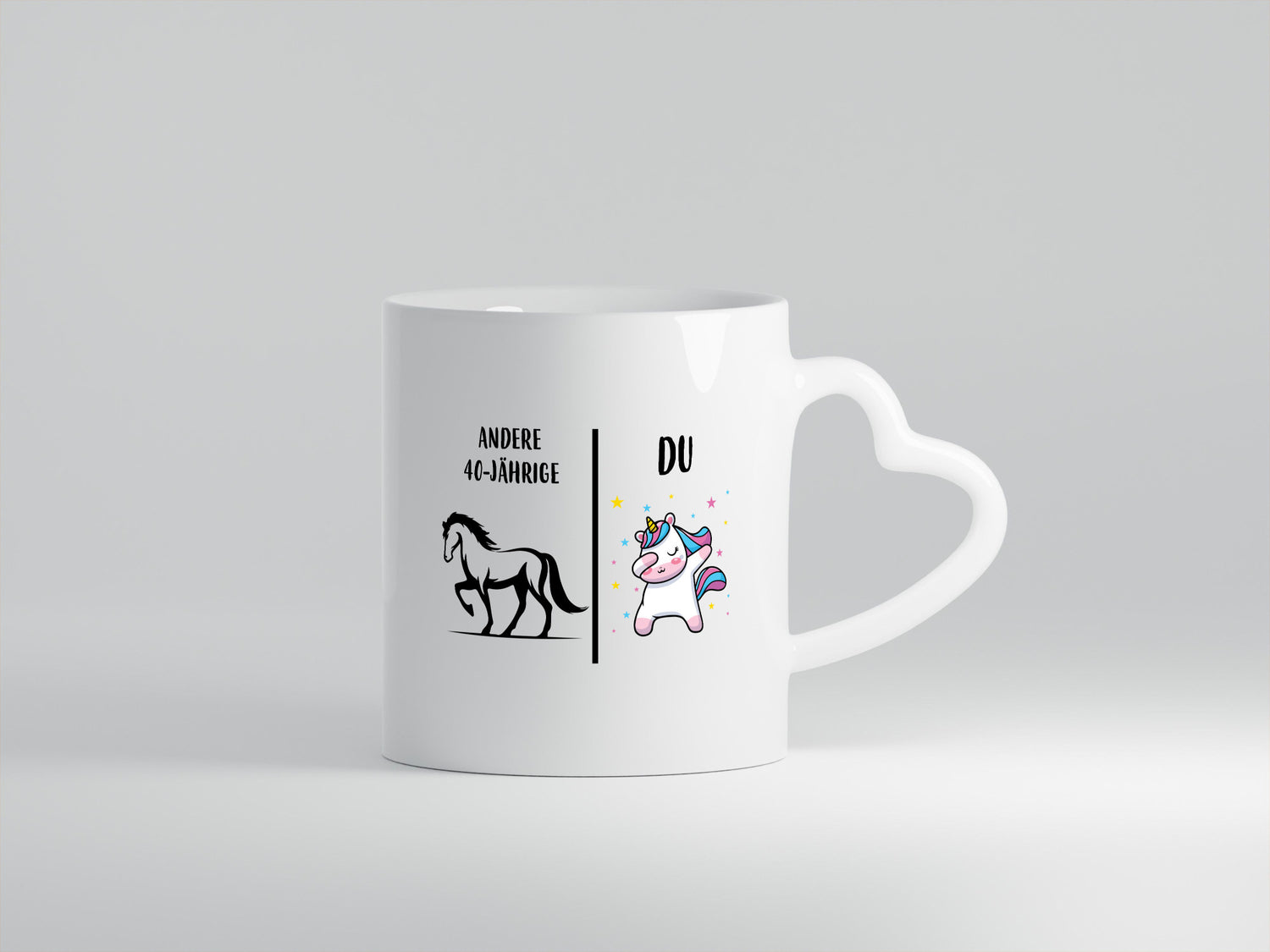 Andere 40 Jährige | Einhorn Geschenk Humor Geschenkidee lustiger Spruch Tasse