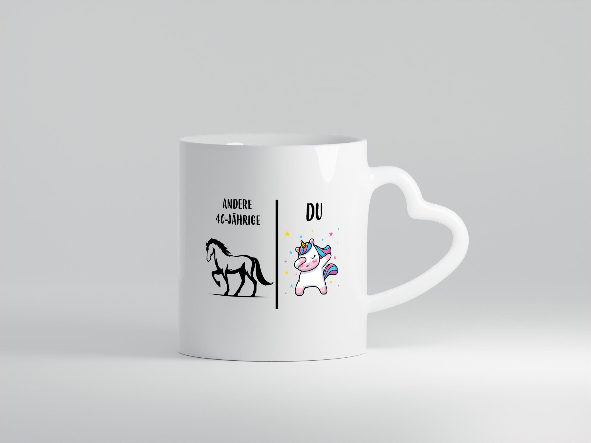 Andere 40 Jährige | Einhorn Geschenk Humor Geschenkidee lustiger Spruch Tasse
