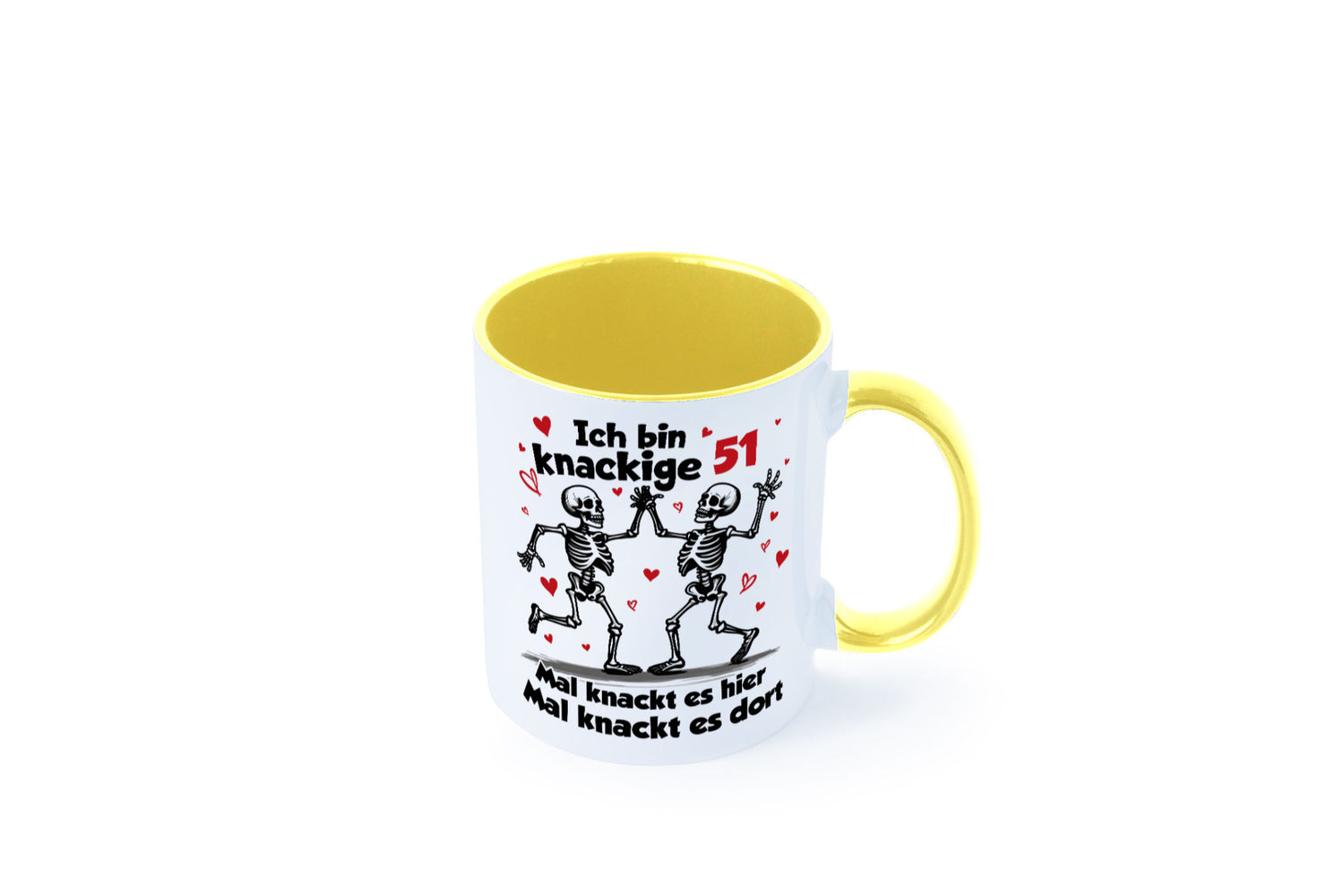 51. Geburtstag | Knackige 51 Ich bin alt v2 Humor Geschenkidee Tasse