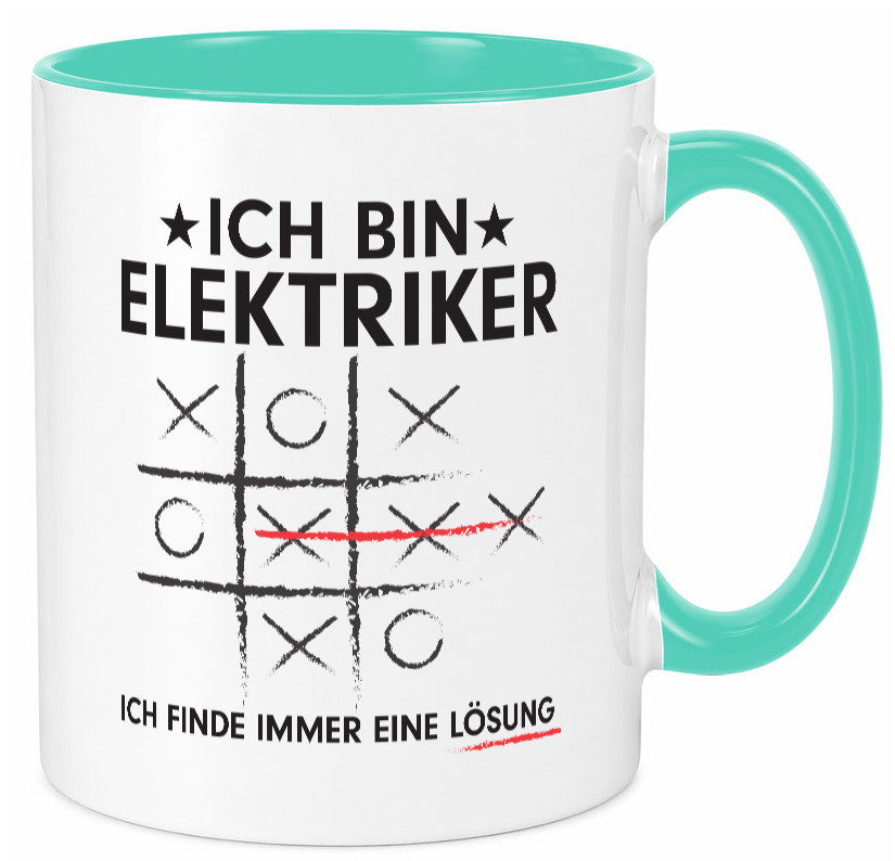 Lösung Finden: Elektriker | Elektronik Geschenk Humor Geschenkidee lustiger