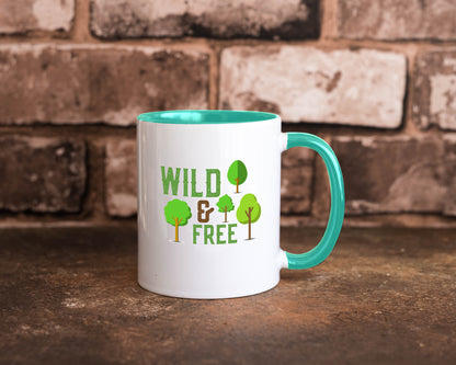 Wild and free | Freiheit Camper Hobbycamper Geschenkidee Humor Tasse