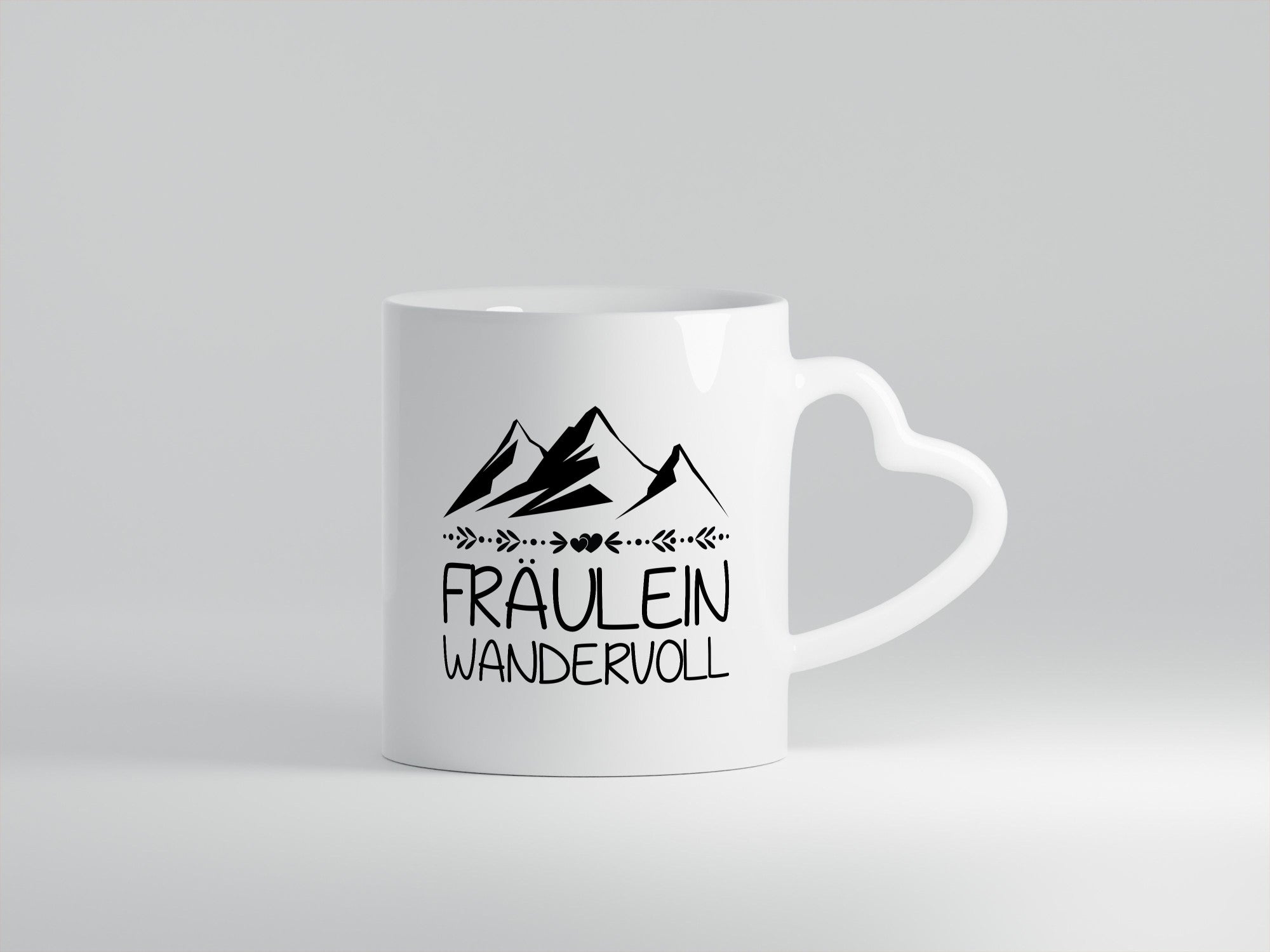 Fräulein Wandervoll | Berge Geschenkidee Humor Tasse