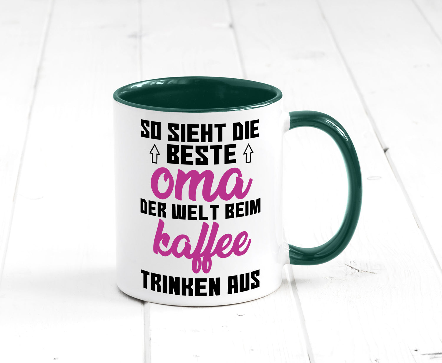 Beste Oma der Welt | Großmutter Tasse lustiger Spruch Geschenk Familie