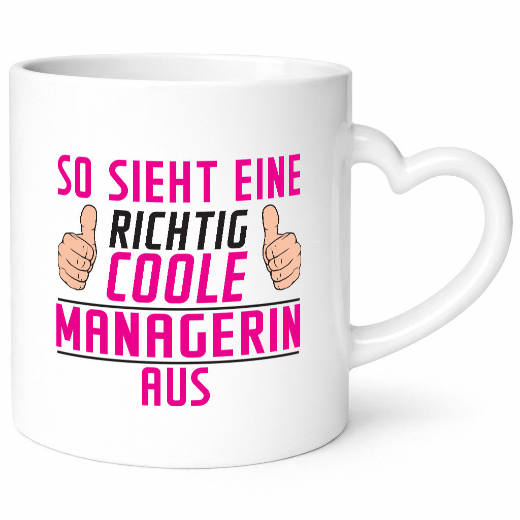 Richtig Coole Managerin | Management Humor Geschenkidee Tasse