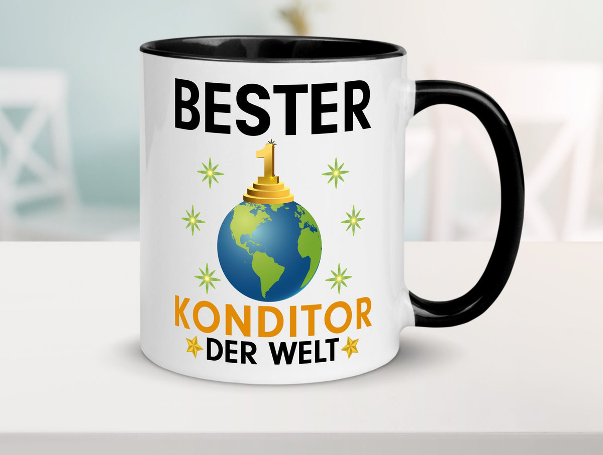 Welt Bester Konditor | Konditorei lustig Humor Geschenkidee Geschenk Tasse