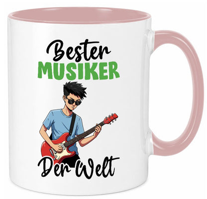 Bester Musiker | Musik Musikant v2 lustig Humor Geschenkidee Geschenk Tasse