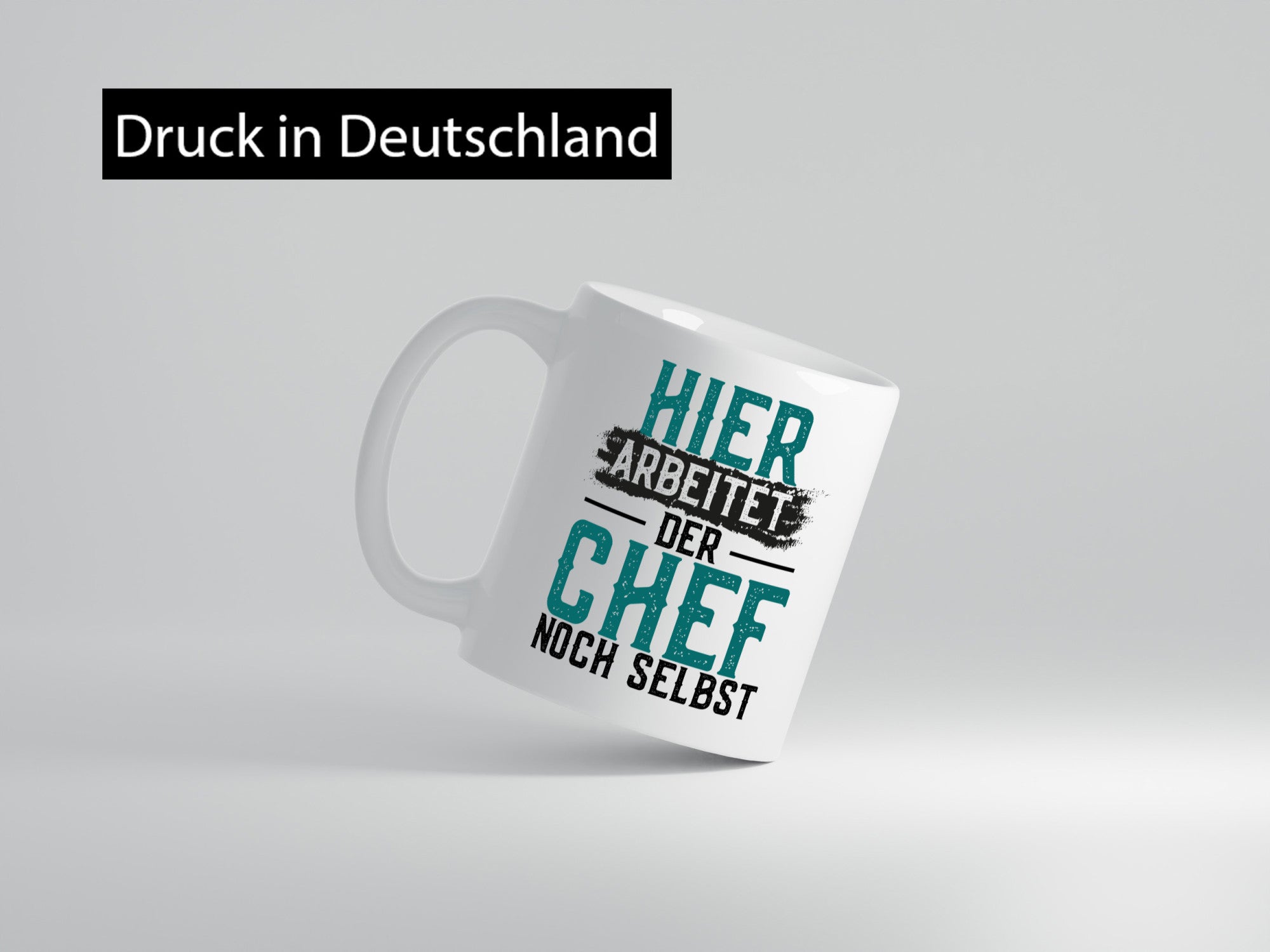 Hier arbeitet der Chef noch selbst | Kollegen Humor Arbeit Büro Geschenkidee