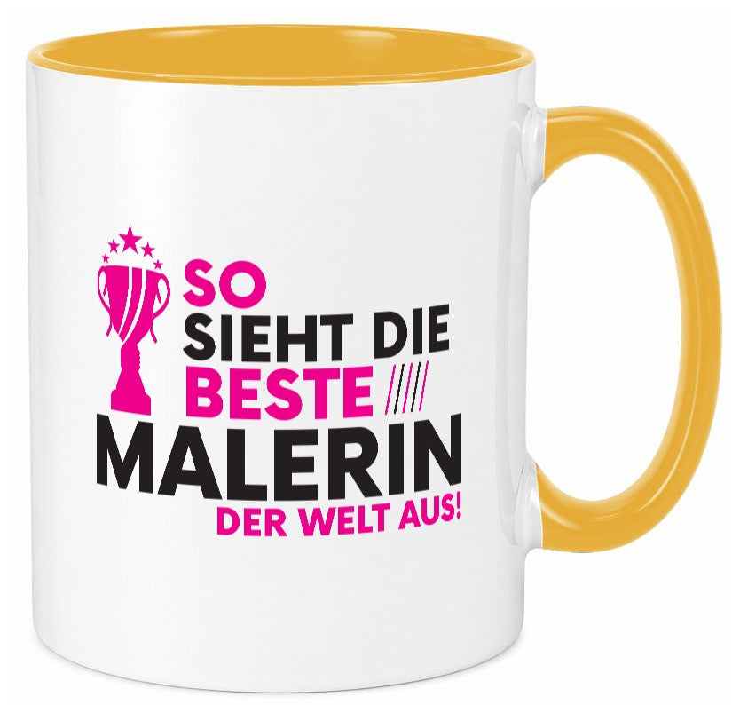 Die Weltbeste Malerin | Malerinnen lustig Humor Geschenkidee Geschenk Tasse