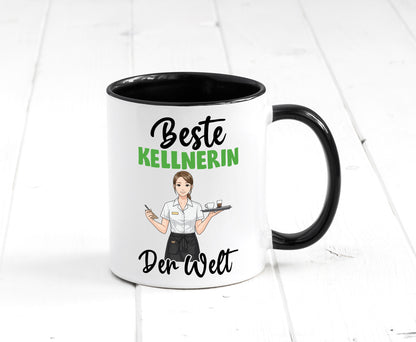 Beste Kellnerin | Beruf kellnern Bedienung v2 Humor Arbeit Kollegen Büro