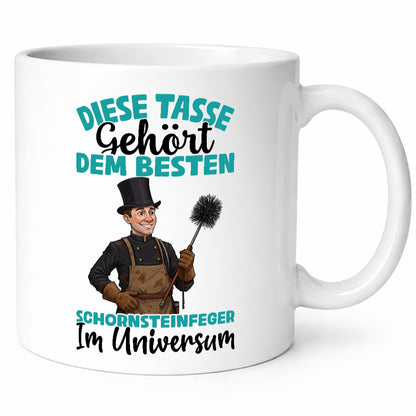 Im Universum: Schornsteinfeger | Kaminkehrer Humor Geschenkidee Tasse