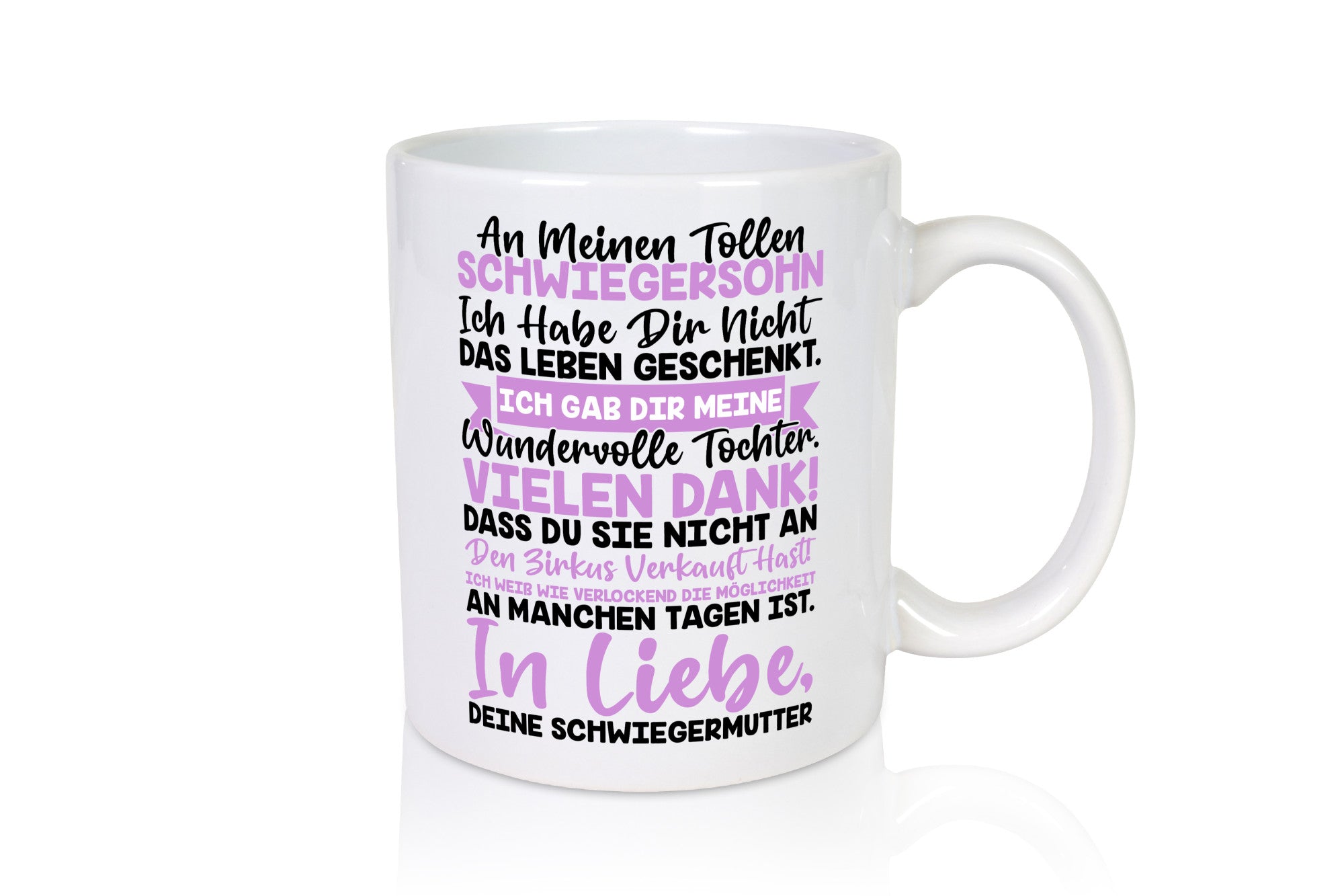 An meinen tollen Schwiegersohn vl7 Geschenk Familie Geschenkidee lustiger