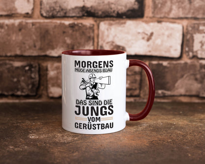 Jungs vom Gerüstbau | Gerüstbauer Tasse Baustelle Geschenk Humor Geschenkidee
