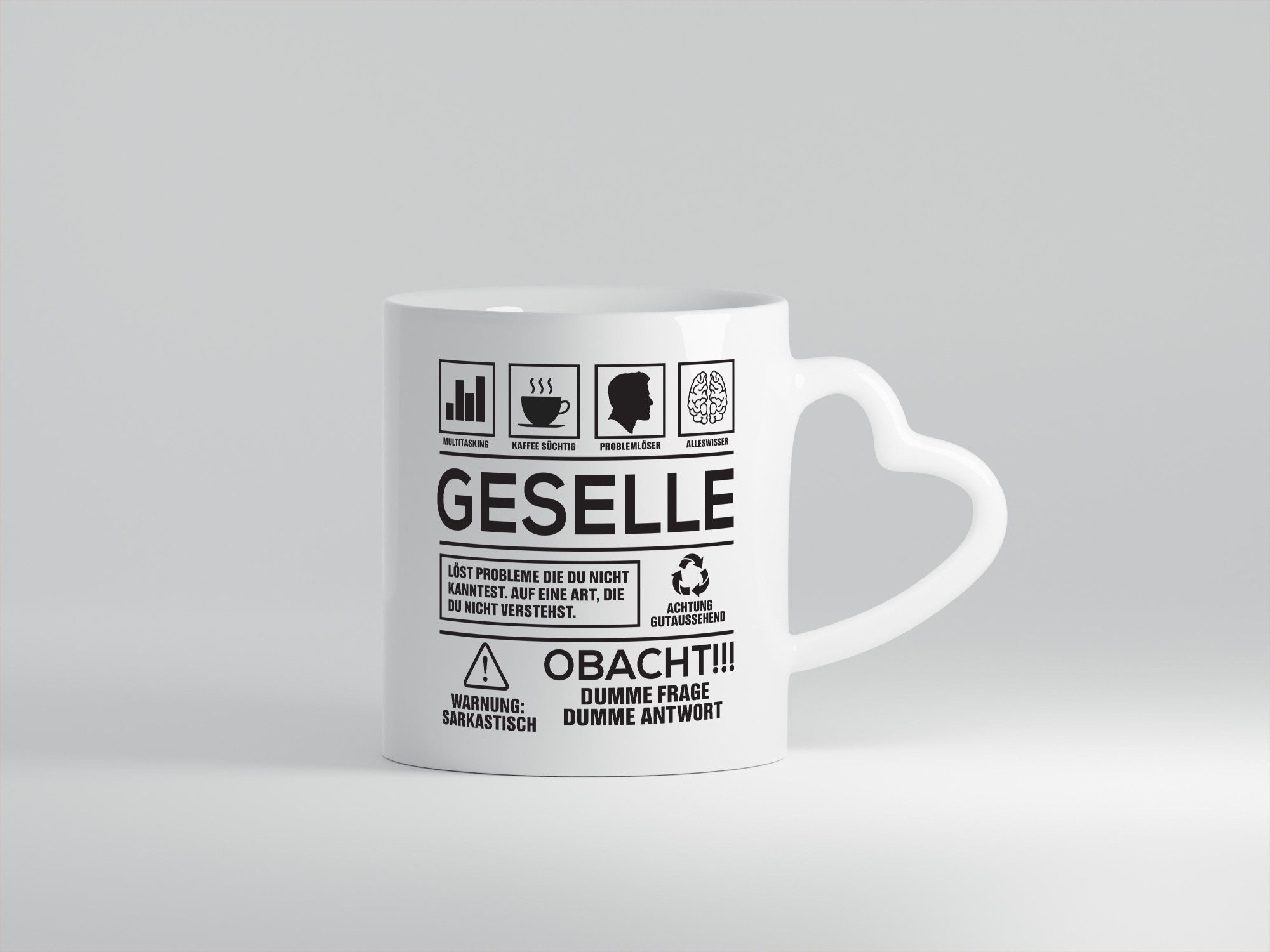 Achtung Probleme Geselle | Handwerker Geschenk Humor Geschenkidee lustig