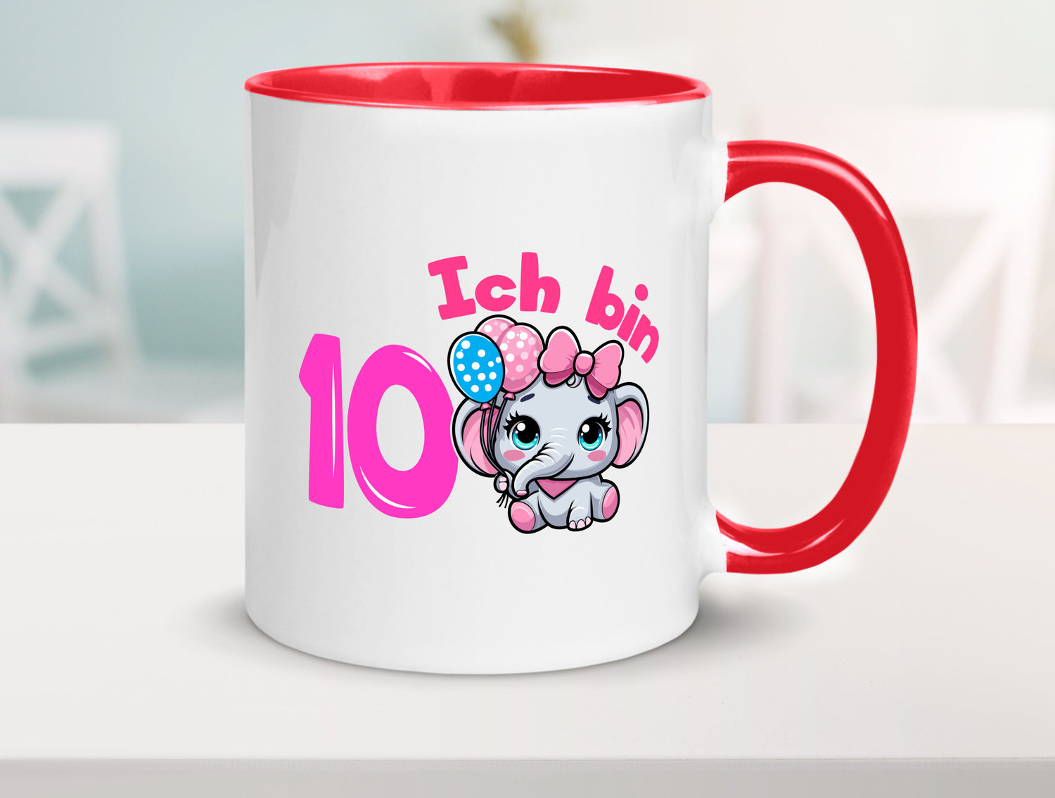 10. Geburtstag | 10 Jahre Elefant Mädchen Geschenk Geschenkidee lustiger Spruch