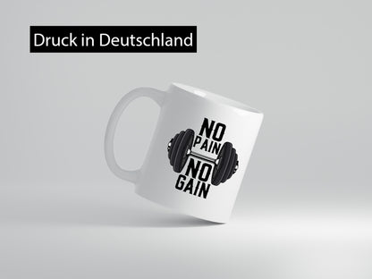 No Pain Gain | Training Motivation Fitness Pumpen lustig Humor Geschenkidee