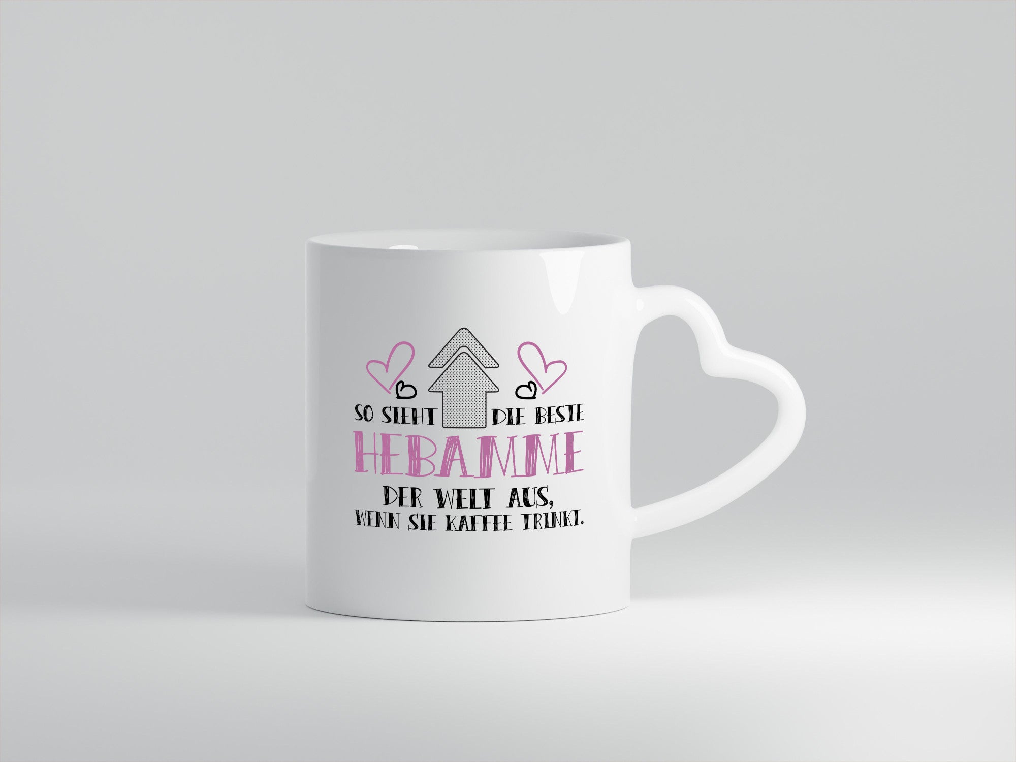 Beste Hebamme der Welt | Kaffee trinken Dankeschön Geschenk Humor Geschenkidee