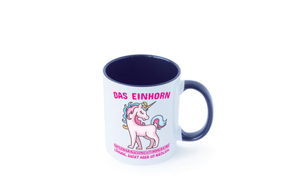 Niedliches Einhorn | lustige Tasse Frauen Mädchen lustiger Spruch Geschenk
