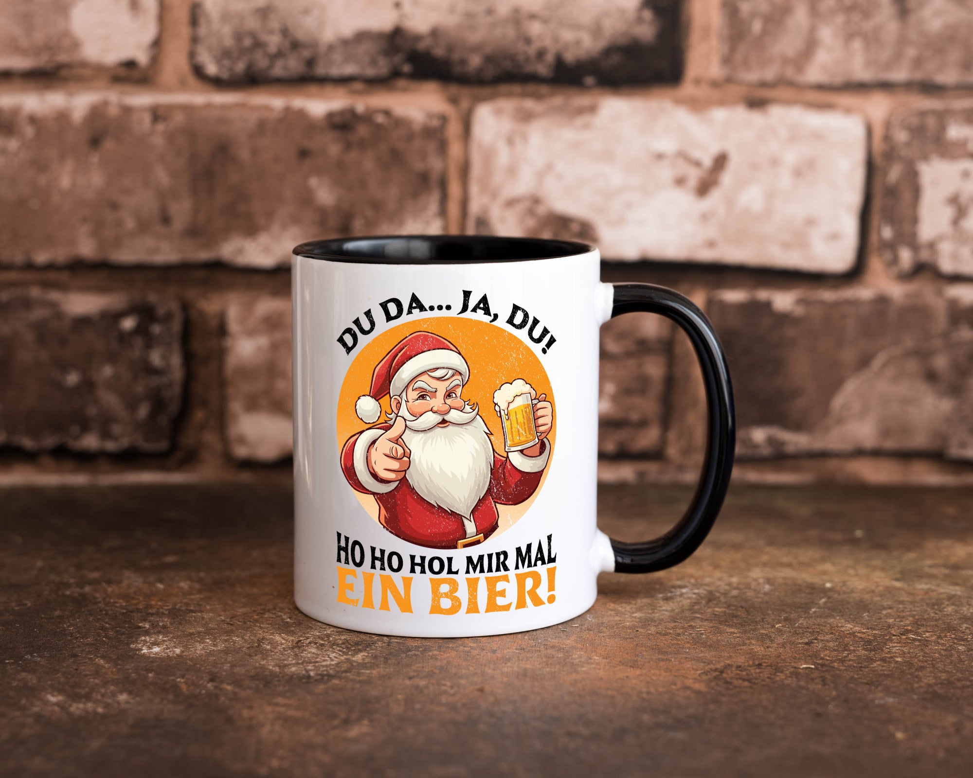 Hol mir mal ein Bier | Ugly Christmas Santa lustig Humor Geschenkidee Geschenk
