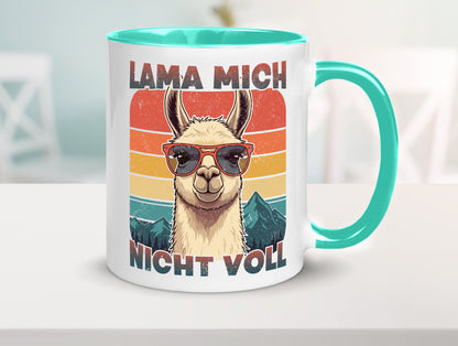 Lama mich nicht voll | Alpaka Kamel Retro lustig Humor Geschenkidee Geschenk