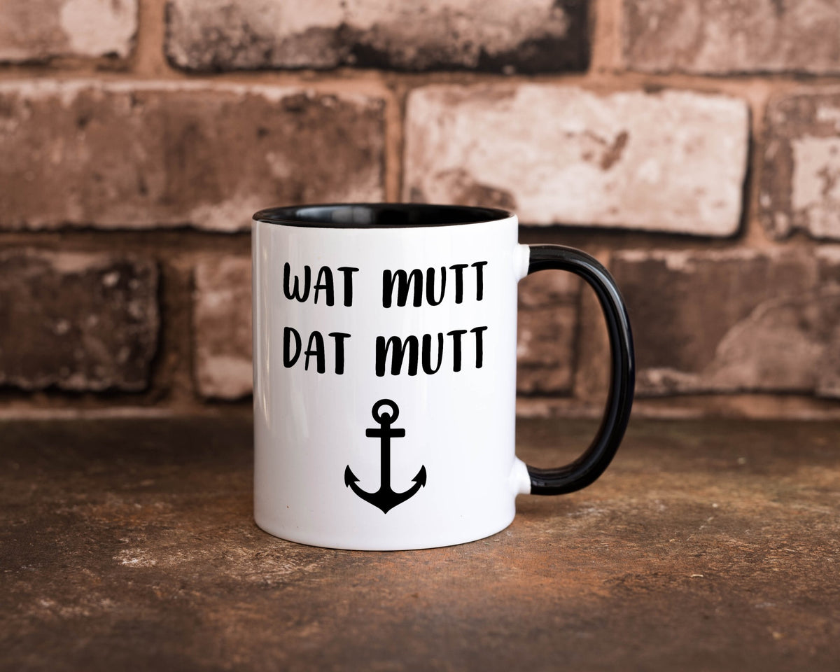 Wat Mutti | Dat Anker Muttertag lustig Familie Geschenkidee Geschenk Tasse