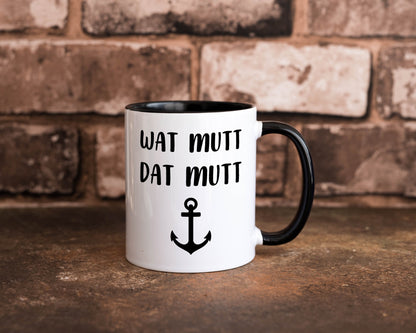 Wat Mutti | Dat Anker Muttertag lustig Familie Geschenkidee Geschenk Tasse