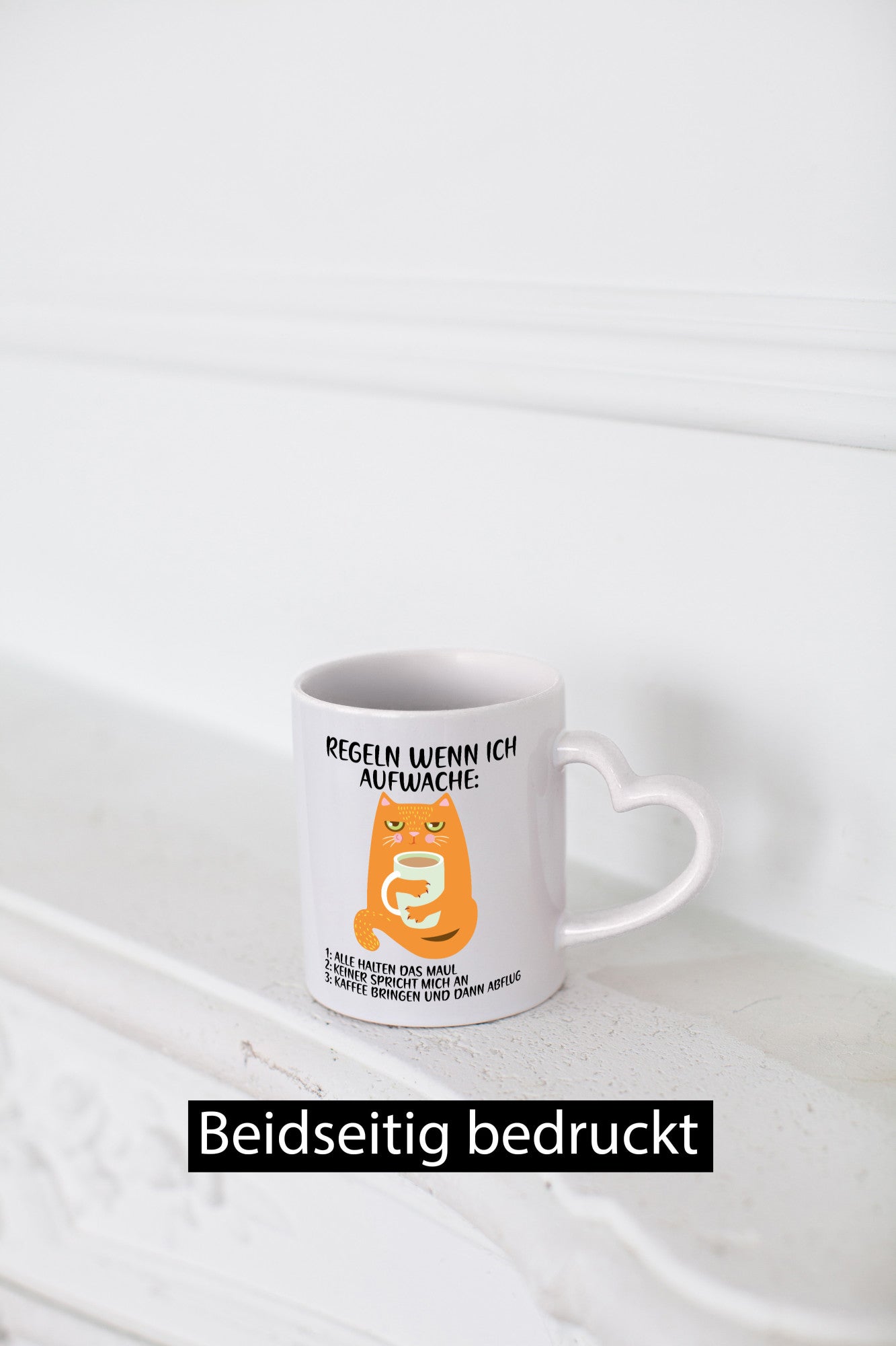 Regeln wenn ich aufwache | Guten Morgen Geschenkidee Humor Tasse