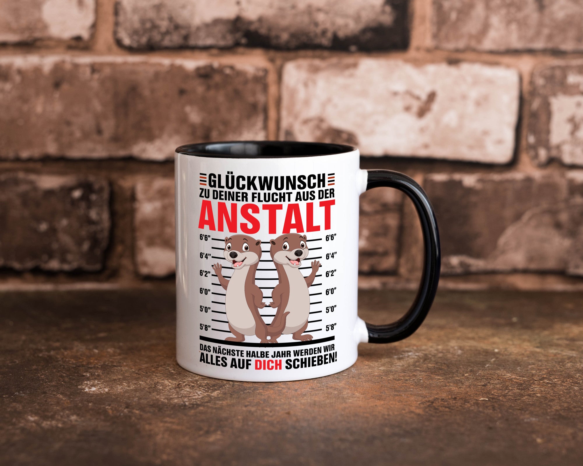Glückwunch zur Flucht | Jobwechsel Arbeitskollegen Geschenk Arbeit Kollegen