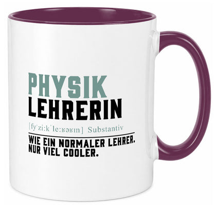 Physiklehrerin | Lehrerin Unterricht Lieblingslehrerin Geschenk Humor Tasse