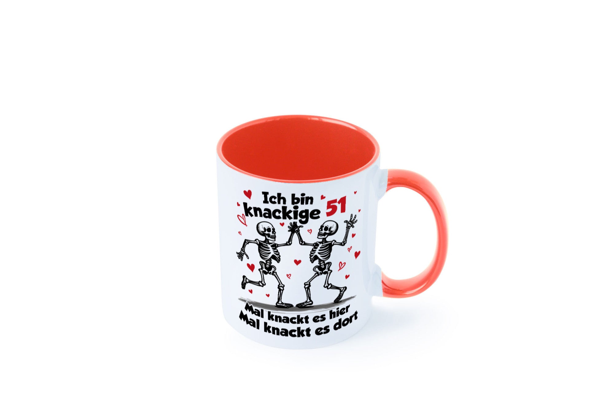51. Geburtstag | Knackige 51 Ich bin alt v2 Humor Geschenkidee Tasse