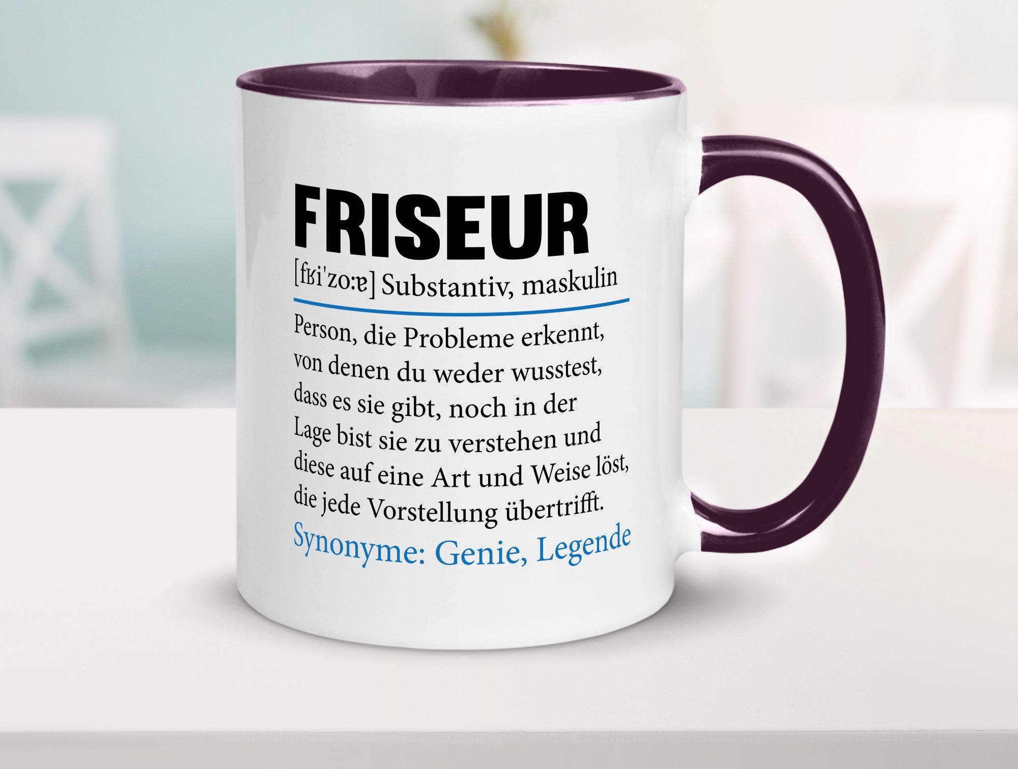 Friseur | Spruch Frisör Beruf lustig Humor Arbeit Kollegen Büro Geschenkidee