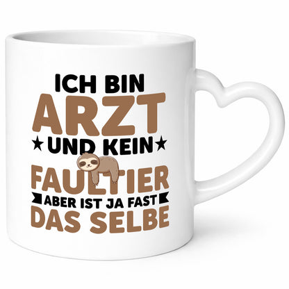 Ich bin kein Faultier: Arzt | Medizin Doktor Facharzt v2 lustig Tierliebhaber
