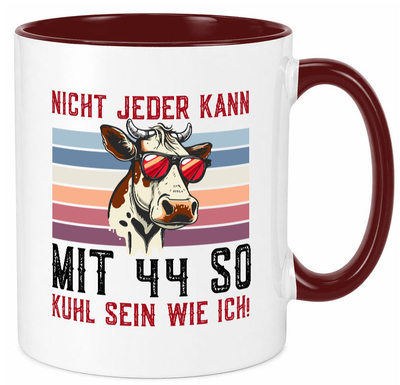 Mit 44 so gut aussehen | 44. Geburtstag Landwirt Bauer v2 lustig Geschenkidee Tasse