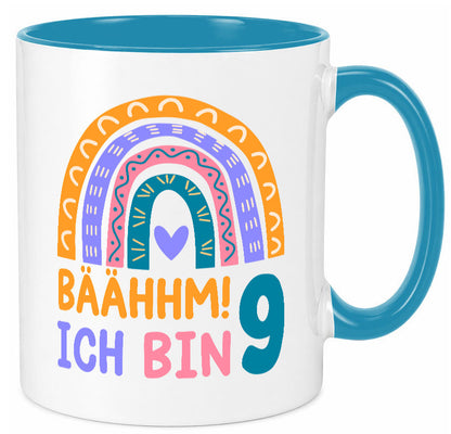 9. Geburtstag | 9 Jahre Regenbogen Bääm Mädchen Geschenk Geschenkidee lustiger