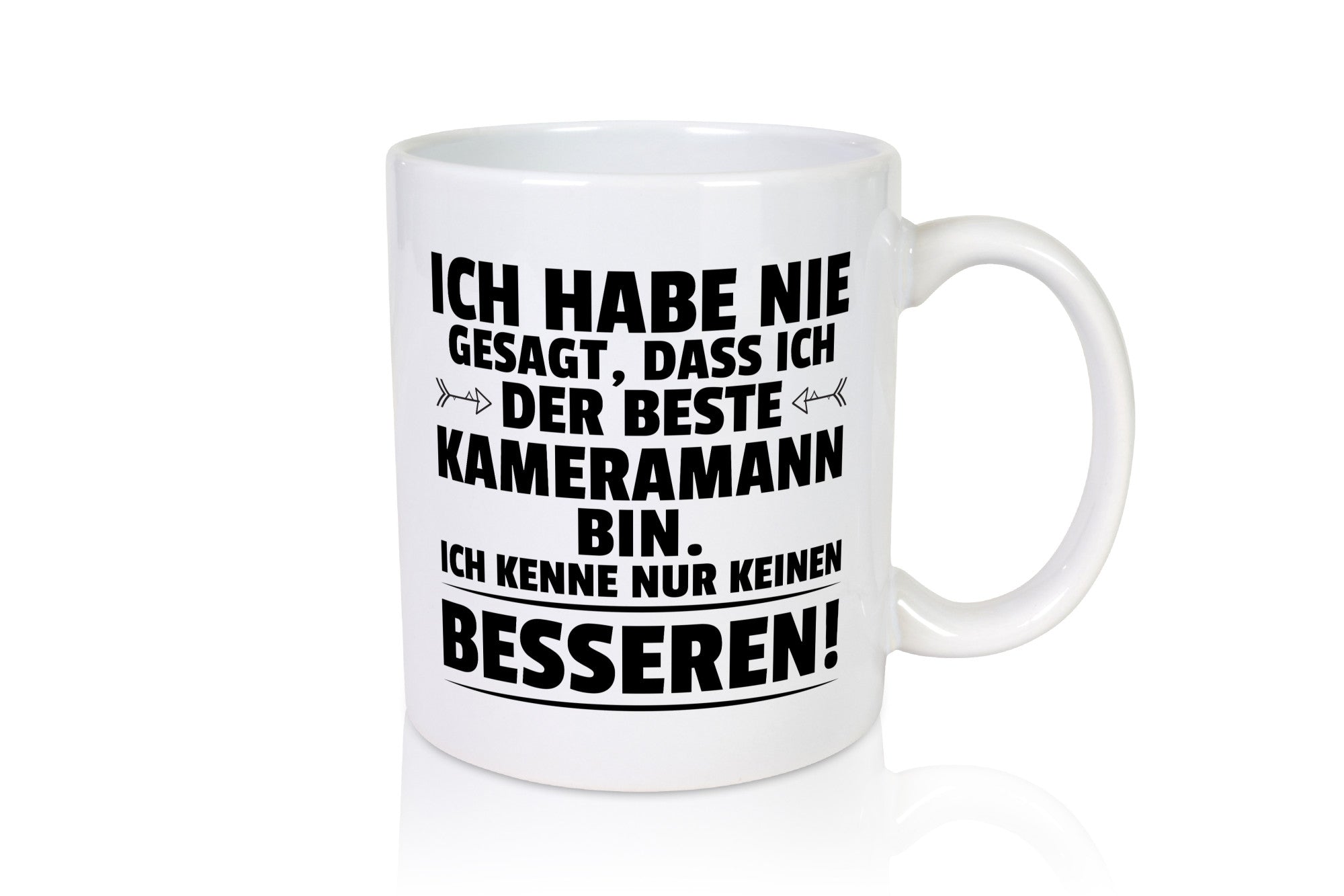 Der Beste Kameramann | Kamera lustig Humor Geschenkidee Geschenk Tasse