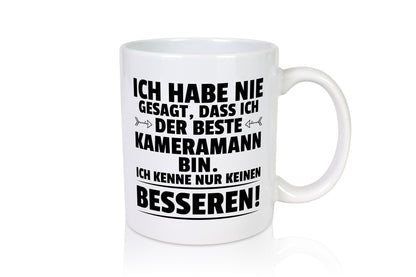 Der Beste Kameramann | Kamera lustig Humor Geschenkidee Geschenk Tasse