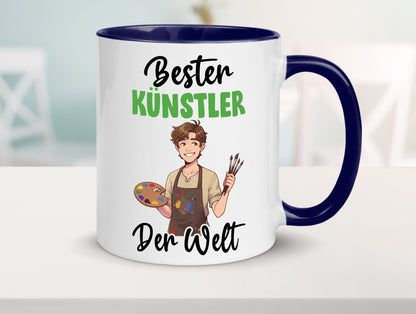 Bester Künstler | Kunst Geschenkidee Humor Tasse