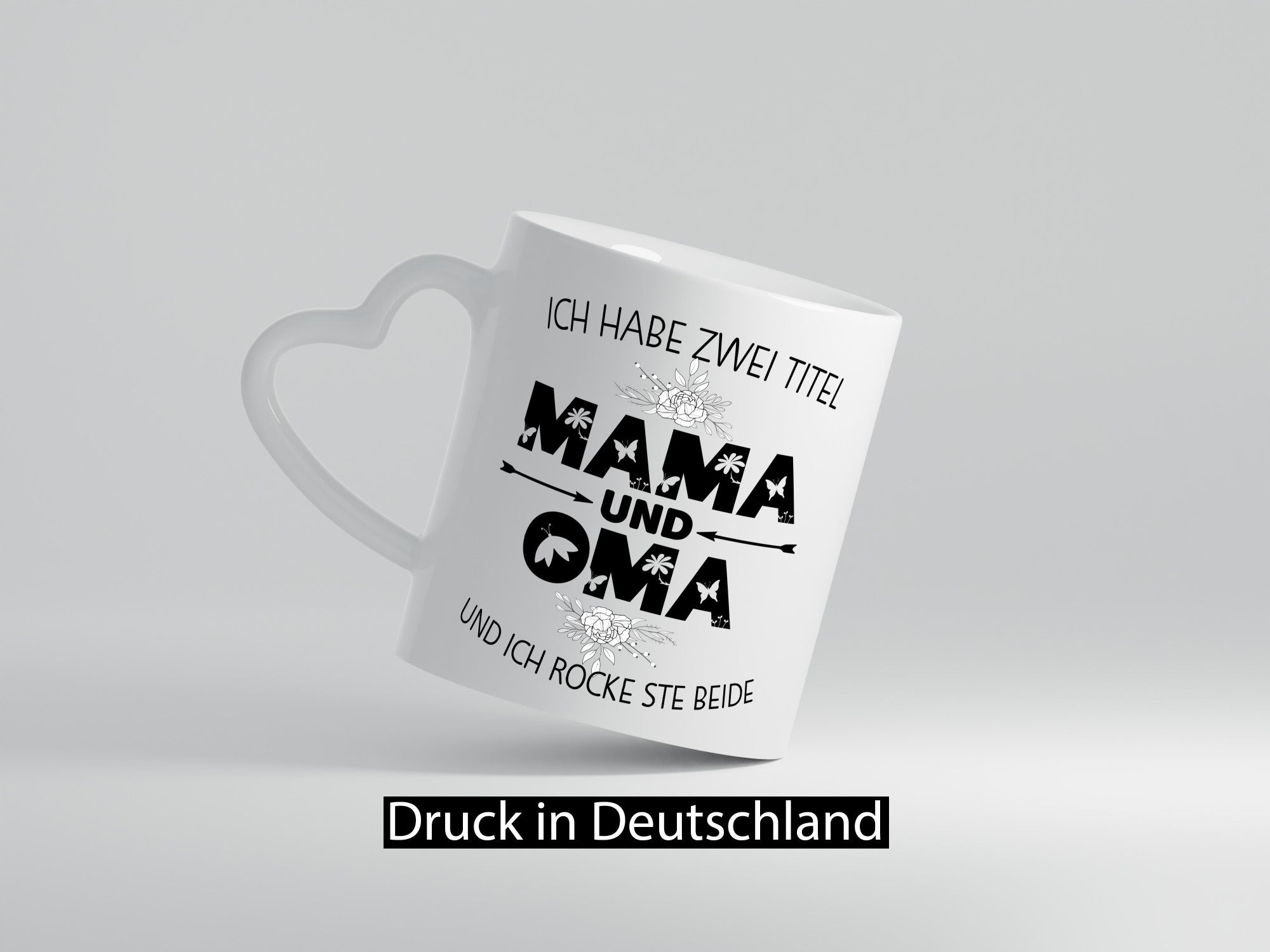 Ich hab zwei Titel mama und Oma | großmutter lustiger Spruch Geschenk Familie