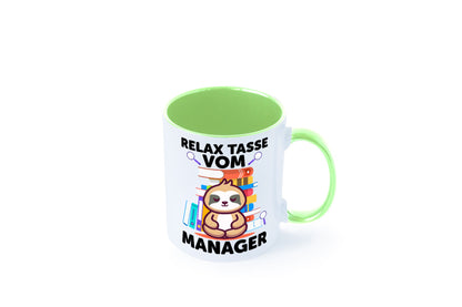 Relax Tasse: Manager | Management lustig Humor Geschenkidee Geschenk Tasse
