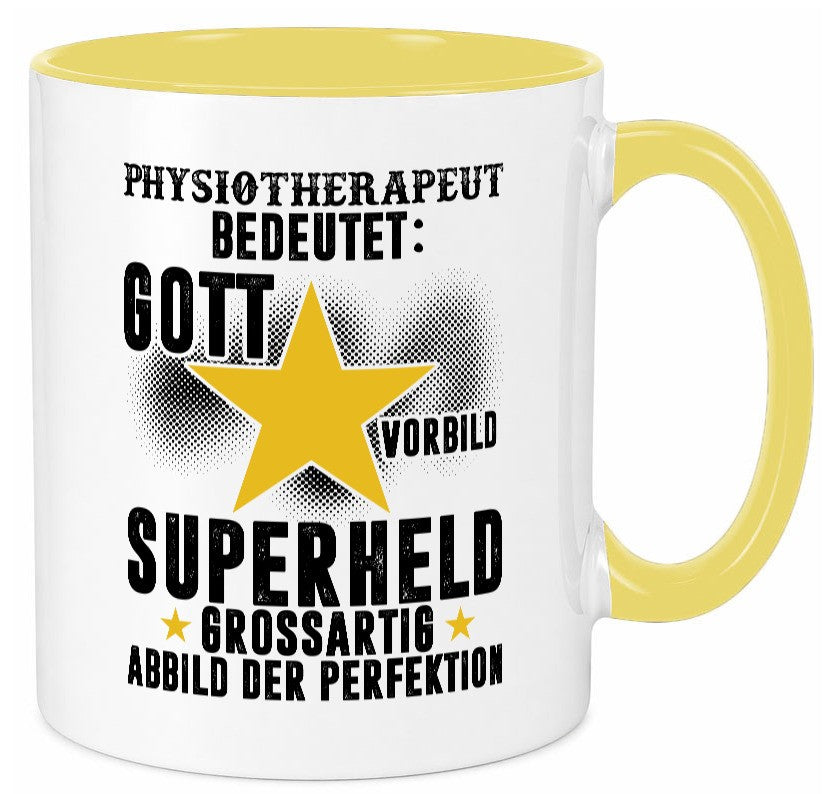 Bedeutung von Physiotherapeut v2 Geschenk Humor Geschenkidee lustiger Spruch Tasse